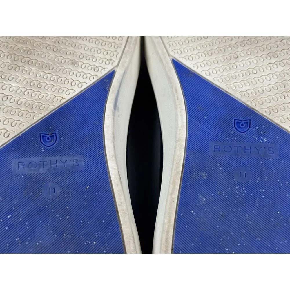 Rothy's Chelsea Boots Women 11 $145 Knit Comfort Washable Sneaker Round Toe Navy